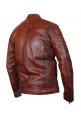 Men's Fashion Biker Waxed Jacket